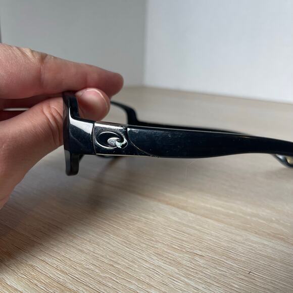 Costa Del Mar Tippet TI11 Sunglasses Polished Black Frames Only RARE! - Picture 9 of 11